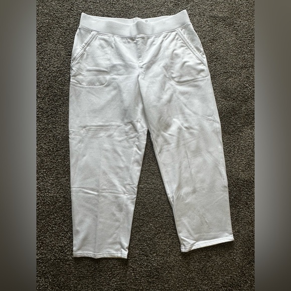 Talbots Pants - Talbots White Women’s Relaxed Crop